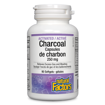 Charcoal Capsules - Activated 250 mg