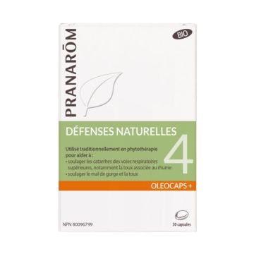 Oleocap biologique + -  4 Défenses naturelles 