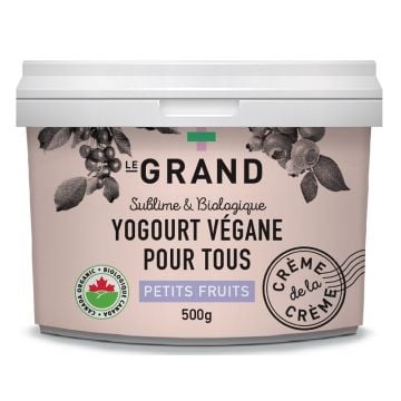 Yogourt végane biologique Petits fruits