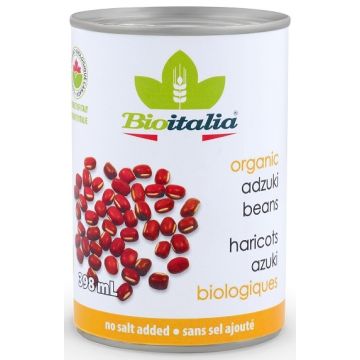 Haricots Adzuki biologiques en conserve