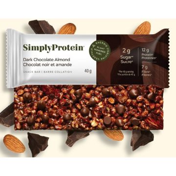 Gluten-free snack bar - Dark chocolate and almond