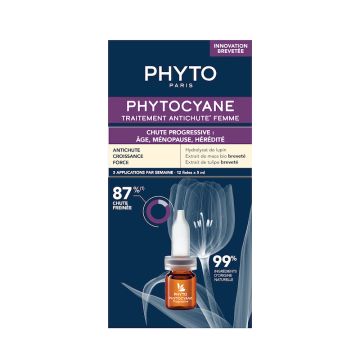 Phytocyane - Traitement antichute progressive cheveux femme