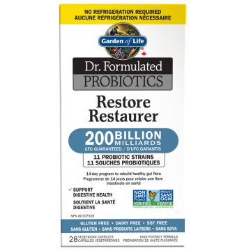 Dr. Formulated probiotics - Restaurer 200 milliards