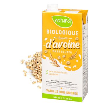 Organic enriched oat beverage -  Vanilla sugar free