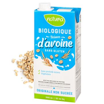 Boisson avoine enrichie biologique - Original sans sucre  