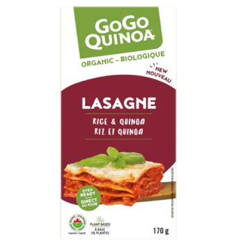 Organic pasta - Rice and quinoa lasagna