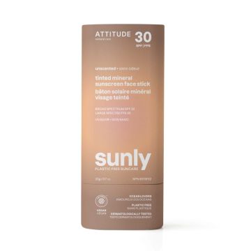 Tinted Mineral Sunscreen Face Stick SPF 30 - Unscented