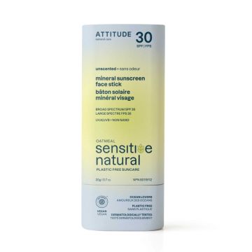 Sensitive Skin Mineral Sunscreen Face Stick SPF 30 - Unscented