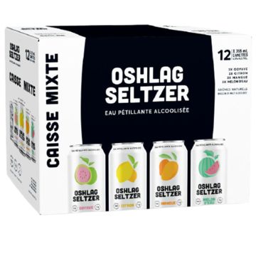 Sparkling alcoholic water - Seltzer mixed case