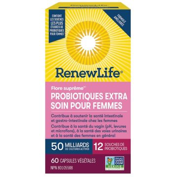 Probiotiques Extra soin pour femmes - Flore suprême 50 milliards