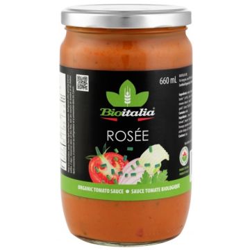 Sauce rosée biologique pour pâtes