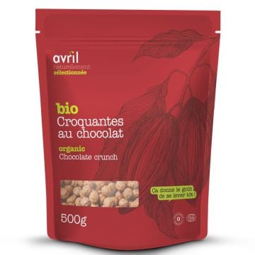 Céréales croquantes au chocolat biologiques