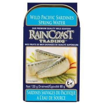 Sardines sauvages du pacifique - À l'eau de source