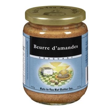 Beurre d'amandes croquant