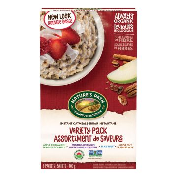 Instant Organic Oatmeal - Assortment of 4 flavors