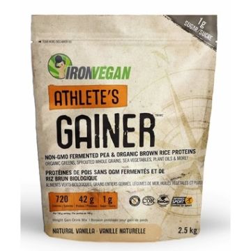 Athlete's gainer protein shake powder - Natural vanilla