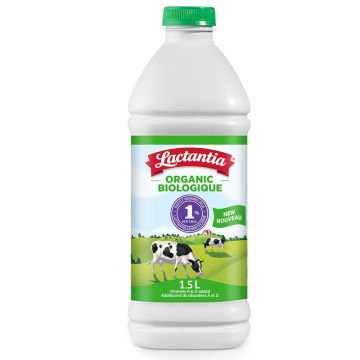 Lait 1% biologique