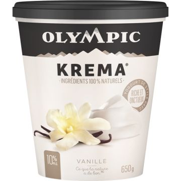 10% Vanilla Greek-style Krema Yogurt