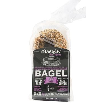 Gluten-free Sprouted Whole Grain Flax Bagels