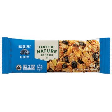 Organic snack bar - Blueberry