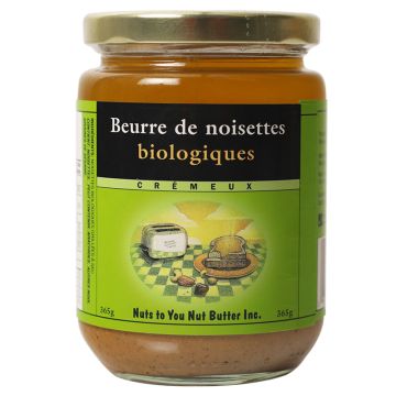 Smooth Organic Hazelnut Butter