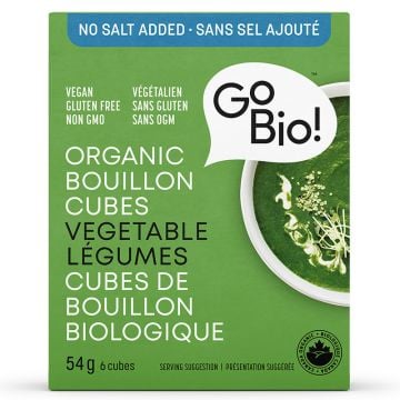 Organic bouillon cubes - Vegetable no salt added