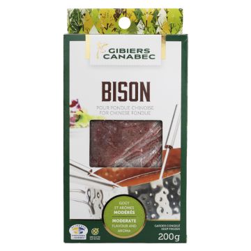 Chinese fondue meat - Bison