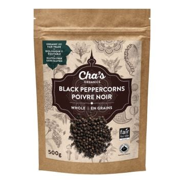 Whole Black Peppercorns