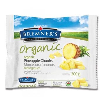 Organic frozen fruit  -  Pineapple chunks