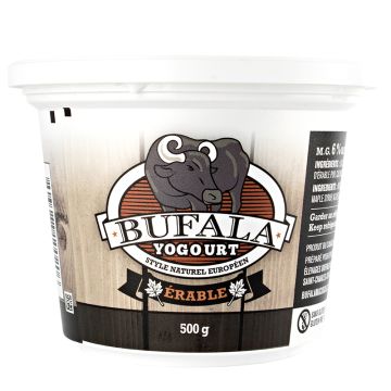 Yogourt bufflonne 6% Érable