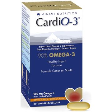 Oméga-3 CardiO-3 Formule Coeur en santé - Saveur d'orange