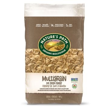 Organic Multigrain Oat Bran Flakes Cereal - Eco Pac