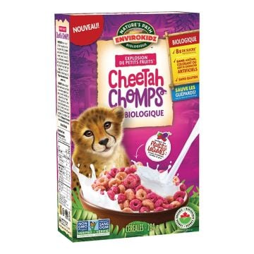 Organic cereal - Envirokidz Cheetah Chomps® berry burst