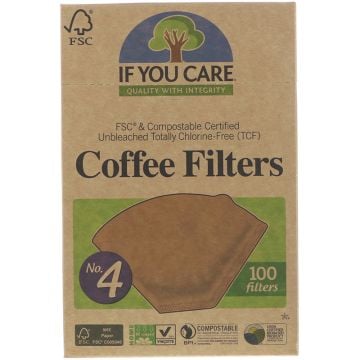 Unbleached coffee filter - No 4