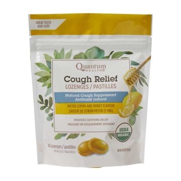 Cough relief organic lozanges - Meyer lemon & honey flavour