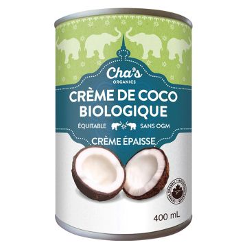 Crème de coco épaisse biologique équitable