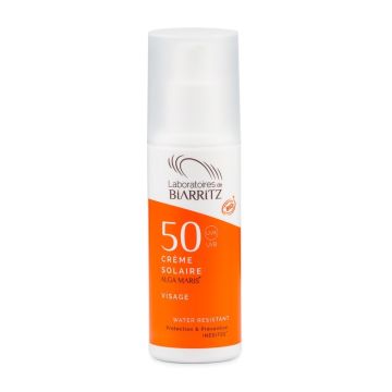 Crème solaire biologique - Visage FPS50+