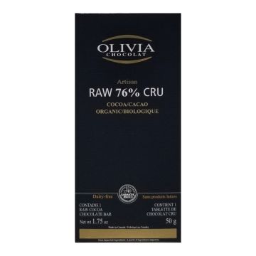 Olivia Chocolat - Raw 76%