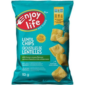 Croustilles de lentilles - Aneth & crème sure