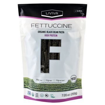 Organic Black Beans Pasta - Fettuccine