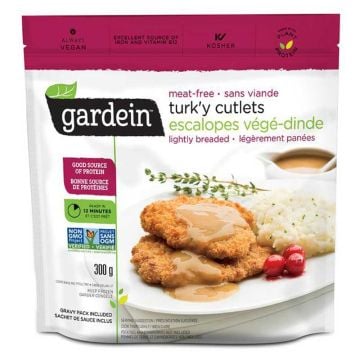 Frozen Vegetarian Turkey  Turk'y Cutlets Lightly Breaded