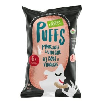 Grignotines biologiques Puffs - Sel rose et vinaigre