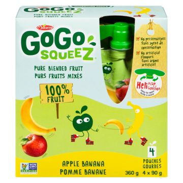 GoGo Squeez - Pomme et banane