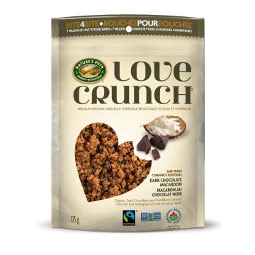 Granola biologique -  Love Crunch Macaron au chocolat noir