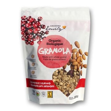 Granola biologique - Canneberges et amandes