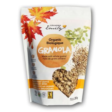 Granola biologique - Érable et quinoa