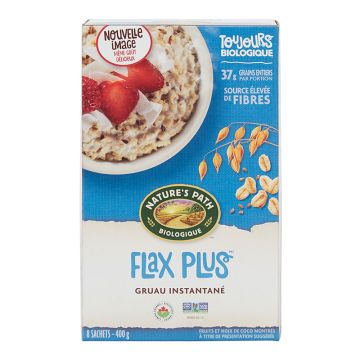 Organic instant oatmeal - Flax plus