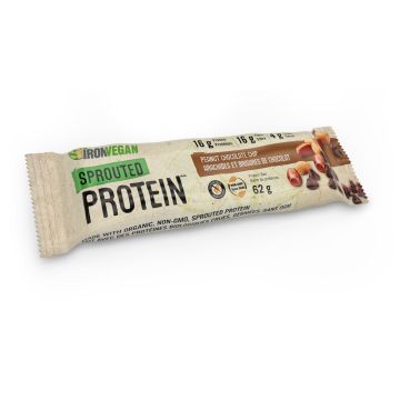 Barre protéines germées Sprouted Protein - Arachides et brisures de chocolat