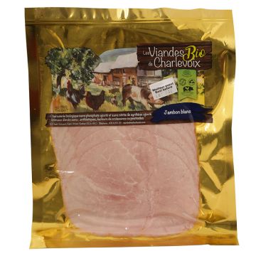 Jambon blanc tranché biologique