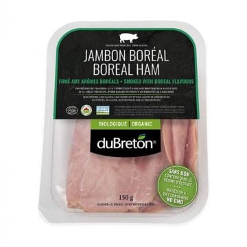 Jambon tranché mince biologique - Aux arômes boréales